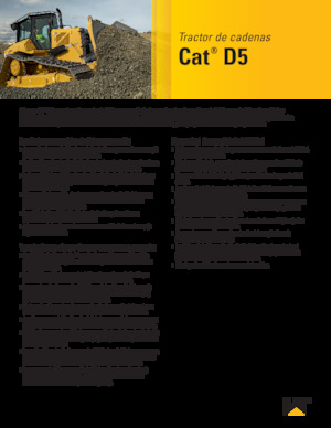 बुलडोजर Caterpillar D5 LPG VPAT