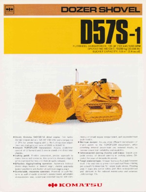 बुलडोजर Komatsu D57S-1