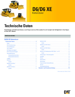 बुलडोजर Caterpillar D6 XE LGP