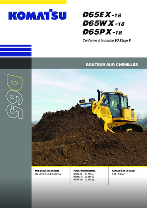 बुलडोजर Komatsu D65PX-18E0