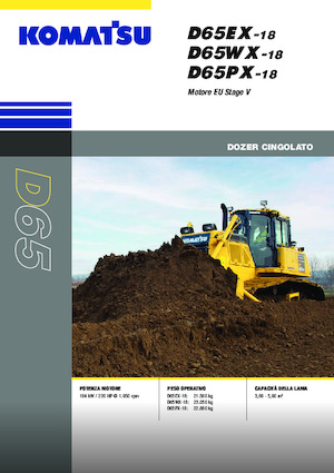 बुलडोजर Komatsu D65WX-18E0