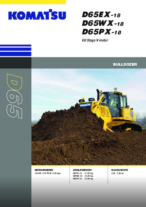 बुलडोजर Komatsu D65PX-18E0
