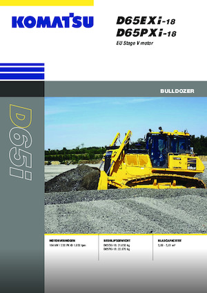 बुलडोजर Komatsu D65EXi-18E0
