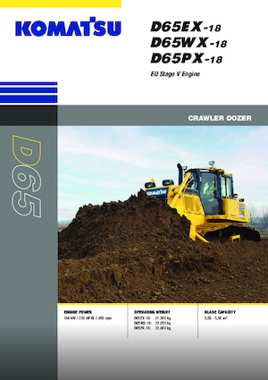 बुलडोजर Komatsu D65PX-18E0