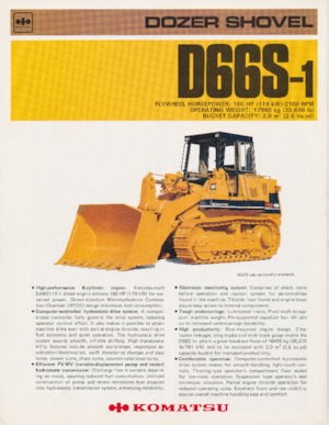 बुलडोजर Komatsu D66S-1