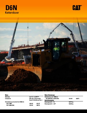बुलडोजर Caterpillar D6N LGP