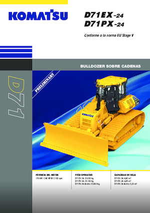 बुलडोजर Komatsu D71PX-24E0