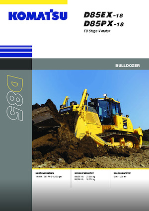 बुलडोजर Komatsu D85PX-18E0