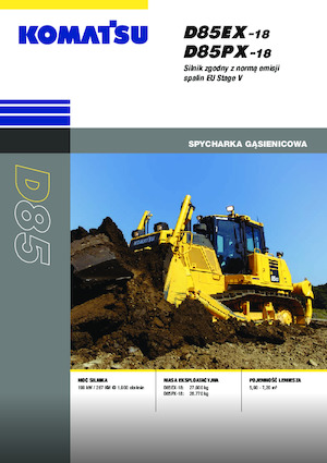 बुलडोजर Komatsu D85PX-18E0