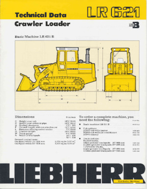 बुलडोजर Liebherr LR 621 B-M