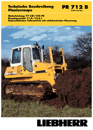 बुलडोजर Liebherr PR 712 B-M Litr.