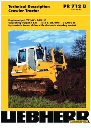 बुलडोजर Liebherr PR 712 B-M Litr.