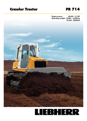 बुलडोजर Liebherr PR 714 LGP