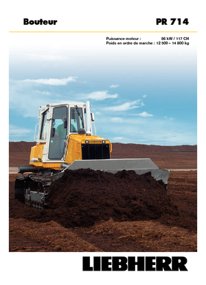 बुलडोजर Liebherr PR 714 LGP