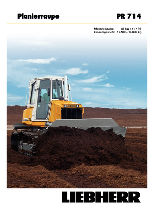 बुलडोजर Liebherr PR 714 LGP