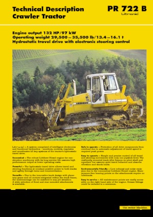 बुलडोजर Liebherr PR 722 B-M Litr.