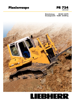 बुलडोजर Liebherr PR 724 L