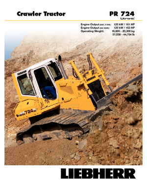 बुलडोजर Liebherr PR 724 L