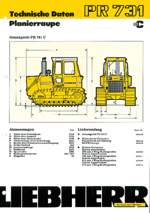 बुलडोजर Liebherr PR 731 C-M
