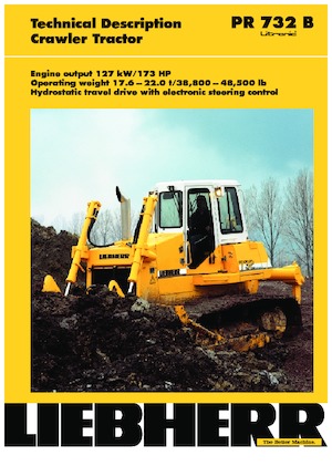 बुलडोजर Liebherr PR 732 B Litr.