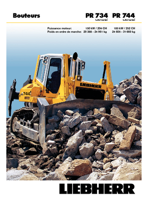 बुलडोजर Liebherr PR 744 LGP