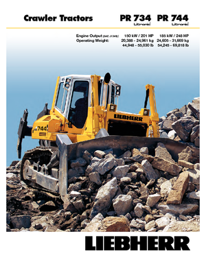 बुलडोजर Liebherr PR 744 LGP