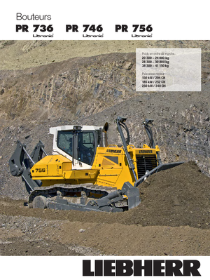 बुलडोजर Liebherr PR 736 XL