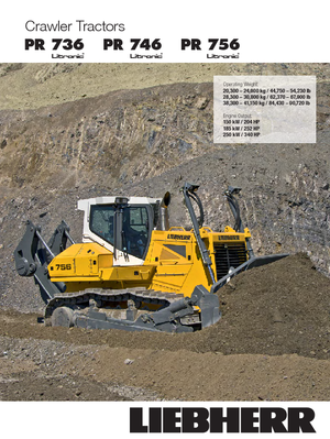 बुलडोजर Liebherr PR 736 XL