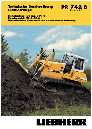 बुलडोजर Liebherr PR 742 B Litr.
