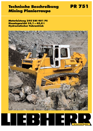 बुलडोजर Liebherr PR 751