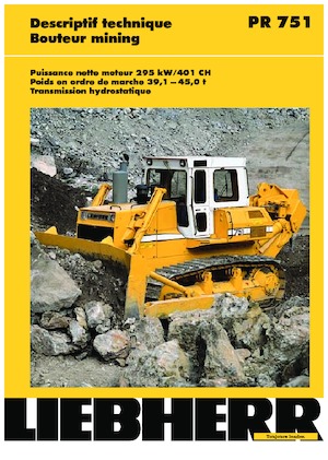 बुलडोजर Liebherr PR 751