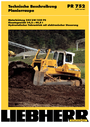 बुलडोजर Liebherr PR 752