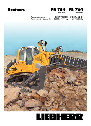 बुलडोजर Liebherr PR 754