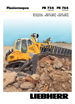 बुलडोजर Liebherr PR 754