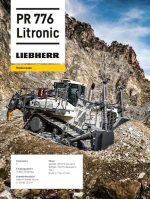 बुलडोजर Liebherr PR 776 Litronic 