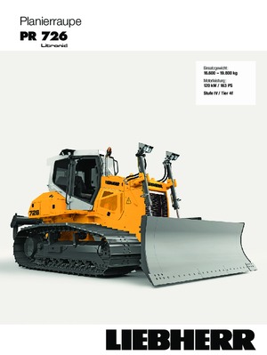 बुलडोजर Liebherr PR 726 XL