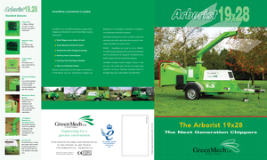 वुड चिपर Green Mech Aborist 19-28 MT 50
