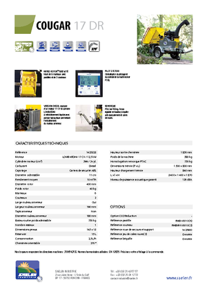 वुड चिपर TS-Industrie Cougar 17 DR