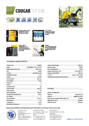 वुड चिपर TS-Industrie Cougar 17 DR