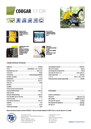 वुड चिपर TS-Industrie Cougar 17 DR