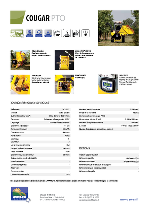 वुड चिपर TS-Industrie Cougar PTO