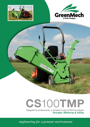 वुड चिपर Green Mech CS 100 TMP