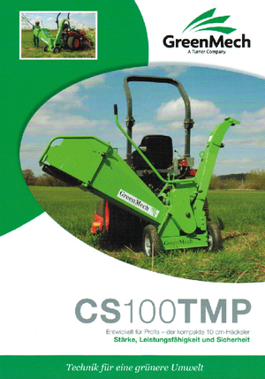 वुड चिपर Green Mech CS 100 TMP