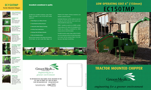 वुड चिपर Green Mech ECO 150 TMP