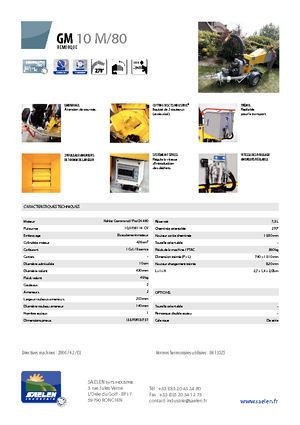 वुड चिपर TS-Industrie GM 10 M 80
