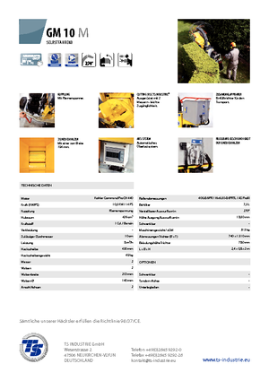 वुड चिपर TS-Industrie GM 10 M