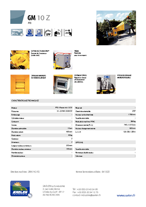 वुड चिपर TS-Industrie GM 10 Z