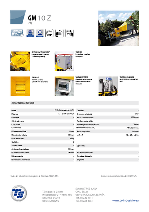 वुड चिपर TS-Industrie GM 10 Z