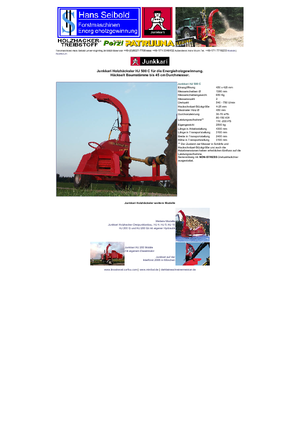 वुड चिपर Junkkari HJ 500 C