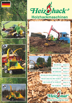 वुड चिपर Heizohack HM 10-500 KTL